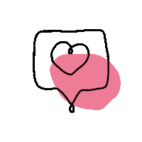 iditdesign heart chat talk bubble Sticker