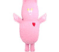Excited Pink Sticker