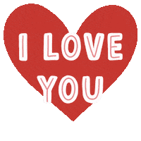 I Love You Heart Sticker