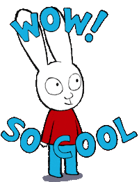 I Love It Wow Sticker by Simon Super Rabbit