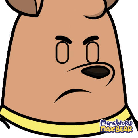 Reaction GIF by Meme World of Max Bear