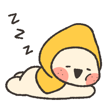 Uburing giphyupload character 캐릭터 피곤 Sticker