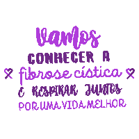 Fibrose Sticker by Instituto Unidos pela Vida