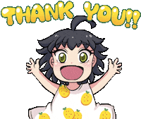 Thanks Thank You Sticker by Jin