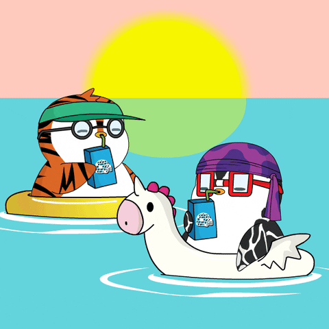 Summer Chilling GIF by Pudgy Penguins