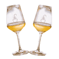 Wine Wineglass Sticker by Scorpion
