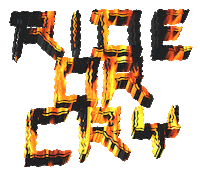 ride or die burn Sticker by Emo Nite