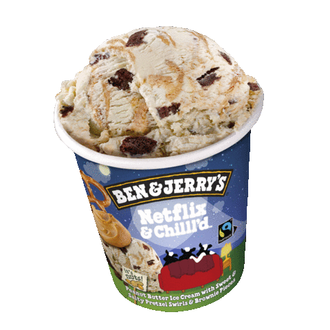 Ice Cream Netflix Sticker by Ben & Jerry's