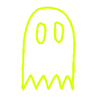 design ghost friendly ghosted ghosting Sticker
