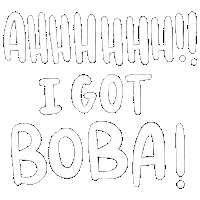 Bubble Tea Boba Sticker by melodie