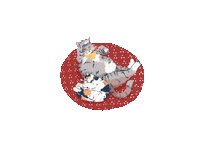 Cat Dog Sticker by Sejauh Mata Memandang
