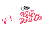 BarcelonaEnComu barcelona bcn sants ciutat Sticker