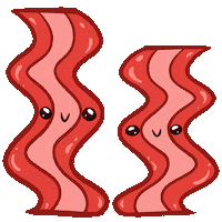 Breakfast Meat Sticker by Egirl Peach