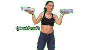 Workout Muscle Sticker by Liga Fuxion