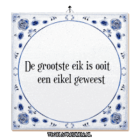 Humor Begin Sticker by Tegelspreuken.nl