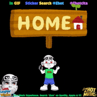 Home Character GIF by Zhot Music