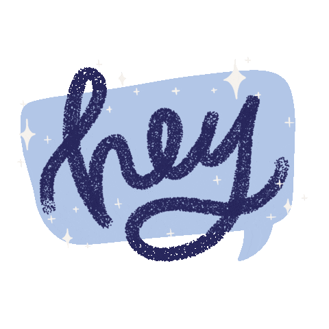 Sparkle Hello Sticker