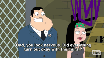 Nervous Stan GIF by American Dad