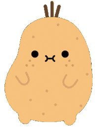 Potato Sticker by Noodoll