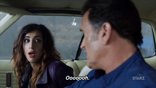 awkward bruce campbell GIF by Ash vs Evil Dead