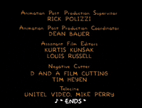 season 8 closing credits GIF