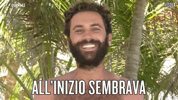 luca isola14 GIF by Isola dei Famosi
