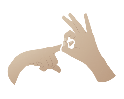 Hand Love Sticker by Beducated