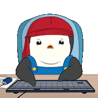 Tired Work Sticker by Pudgy Penguins