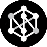 bell_works coworking collab atom molecule Sticker