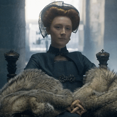 saoirse ronan yas queen GIF by Mary Queen of Scots