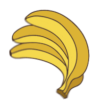 Bananas Sticker by Elemento Banana