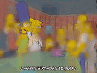 Happy Birthday GIF by The Simpsons