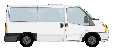 Van Sticker by camping wagner