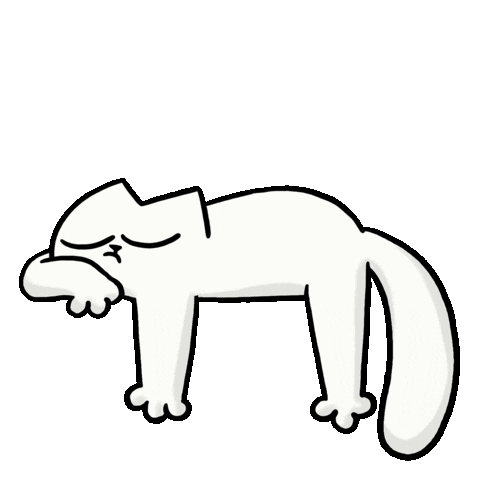 Tired Animation Sticker by Simon's Cat