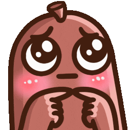 Blush Fingers Sticker