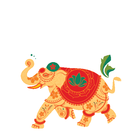 copperceylon giphyupload art elephant srilanka Sticker
