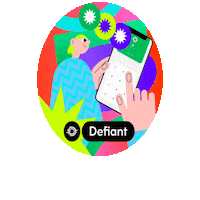 defiantapp wallet defiant billetera monedero Sticker