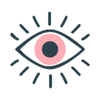 Ojo Sticker by Oliveria Salón