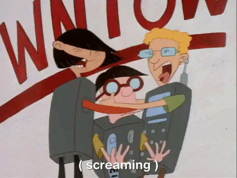 hey arnold nick splat GIF