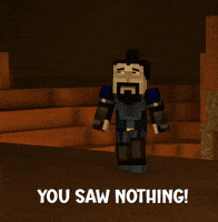 Sneaking Minecraft Story Mode GIF