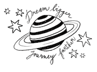 notanearlybird space stars universe planet Sticker