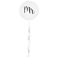 Wedding Mr Sticker by Bubblegum Balloons