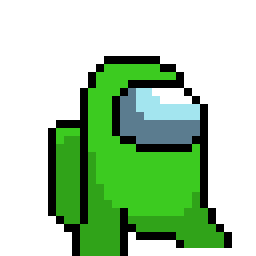Pixel Art Lime Sticker
