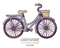 CorcoranReverie beach bike florida corcoran Sticker