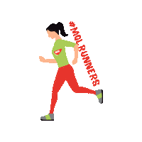 Runner Sticker by MOL Magyarország