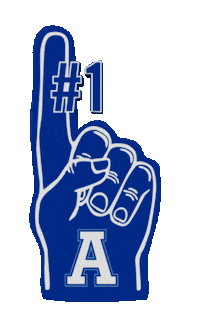 Foam Hand Sticker by Phillips Academy | Andover