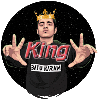 Djbatukaram Sticker by Batu Karam Records