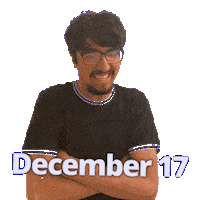 December Dec 17 Sticker