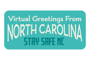 Stay Home North Carolina Sticker by visitnc
