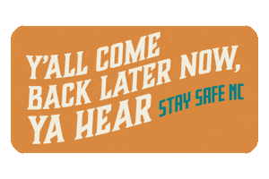 Stay Home North Carolina Sticker by visitnc